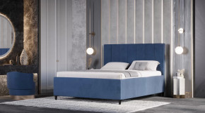 Кровать Оливия 1600 Синий в Муравленко - muravlenko.mebel-tymen.ru | фото