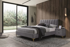 Кровать Рошаль 1200 Серый в Муравленко - muravlenko.mebel-tymen.ru | фото