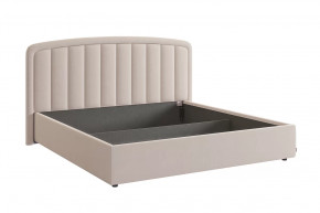 Кровать (каркас) Сиена 2 180х200 см крем (велюр) в Муравленко - muravlenko.mebel-tymen.ru | фото
