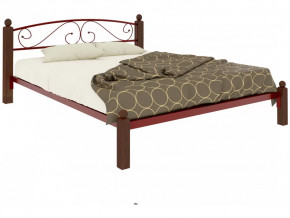 Кровать Вероника Lux красная в Муравленко - muravlenko.mebel-tymen.ru | фото