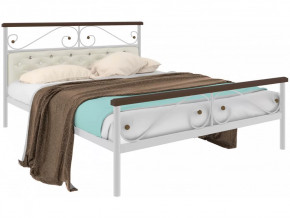 Кровать Эсмеральда plus мягкая белая в Муравленко - muravlenko.mebel-tymen.ru | фото