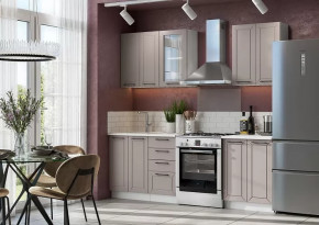 Кухня Кельн 1,6 м, белый/софт карамель в Муравленко - muravlenko.mebel-tymen.ru | фото