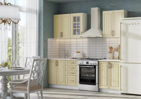 Кухня Лондон 1,6 м, белый/дуб крем в Муравленко - muravlenko.mebel-tymen.ru | фото