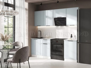 Кухня Николь 2,1м (Браш Деним Блю) в Муравленко - muravlenko.mebel-tymen.ru | фото