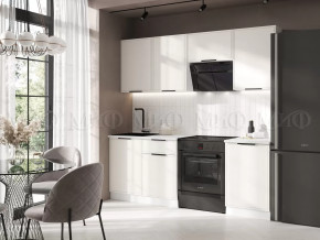 Кухня Николь 2,1м (Холст белый) в Муравленко - muravlenko.mebel-tymen.ru | фото