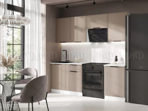 Кухня Николь 2,1м (Холст латте) в Муравленко - muravlenko.mebel-tymen.ru | фото