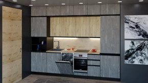 Кухонный гарнитур Адажио люкс 3000 мм в Муравленко - muravlenko.mebel-tymen.ru | фото