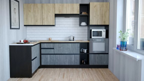 Кухонный гарнитур Адажио мега прайм 1500х2700 мм в Муравленко - muravlenko.mebel-tymen.ru | фото