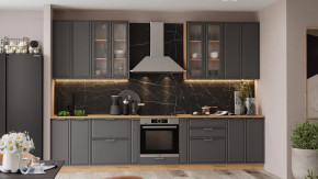 Кухонный гарнитур «Белладжио» №14 Дуб Крафт золотой, Софт графит в Муравленко - muravlenko.mebel-tymen.ru | фото