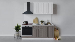 Кухонный гарнитур «Бьянка» длиной 180 см со шкафом НБ в Муравленко - muravlenko.mebel-tymen.ru | фото