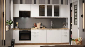 Кухонный гарнитур «Габриэлла» №1 Дуб крафт золотой/Сноу в Муравленко - muravlenko.mebel-tymen.ru | фото