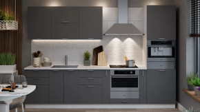 Кухонный гарнитур «Габриэлла» №10 Белый/Титан в Муравленко - muravlenko.mebel-tymen.ru | фото