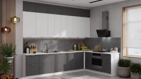 Кухонный гарнитур «Габриэлла» №26 Белый, Сноу, Титан в Муравленко - muravlenko.mebel-tymen.ru | фото