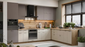 Кухонный гарнитур «Габриэлла» №29 Дуб Крафт золотой, Муссон, Крем в Муравленко - muravlenko.mebel-tymen.ru | фото