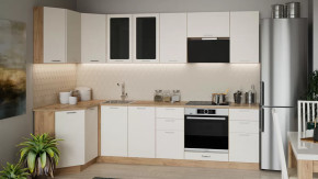 Кухонный гарнитур «Габриэлла» №3 Дуб крафт золотой/Крем в Муравленко - muravlenko.mebel-tymen.ru | фото