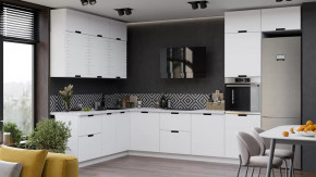 Кухонный гарнитур «Гренада» №1 Белый, Холст Белый в Муравленко - muravlenko.mebel-tymen.ru | фото