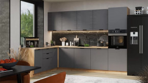 Кухонный гарнитур «Гренада» №4 Дуб Крафт золотой, Холст Вулкан в Муравленко - muravlenko.mebel-tymen.ru | фото