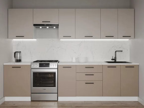 Кухонный гарнитур Каппучино-3000 МДФ столешница 38 мм в Муравленко - muravlenko.mebel-tymen.ru | фото