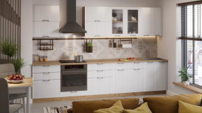 Кухонный гарнитур «Кимберли» №1 Дуб Крафт золотой, Сноу в Муравленко - muravlenko.mebel-tymen.ru | фото