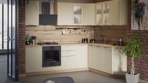 Кухонный гарнитур «Кимберли» №6 Дуб Крафт золотой, Крем в Муравленко - muravlenko.mebel-tymen.ru | фото