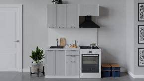 Кухонный гарнитур «Кимберли» длиной 160 см Белый, Сноу в Муравленко - muravlenko.mebel-tymen.ru | фото