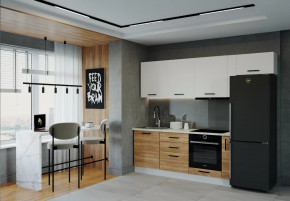 Кухонный гарнитур Лада-2550 столешница 26 мм в Муравленко - muravlenko.mebel-tymen.ru | фото