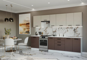 Кухонный гарнитур Латте-3000 столешница 26 мм в Муравленко - muravlenko.mebel-tymen.ru | фото