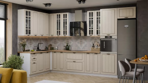 Кухонный гарнитур «Лина» №5 Белый, Крем в Муравленко - muravlenko.mebel-tymen.ru | фото