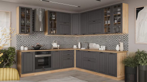 Кухонный гарнитур «Лина» №8 Дуб Крафт золотой, Графит в Муравленко - muravlenko.mebel-tymen.ru | фото