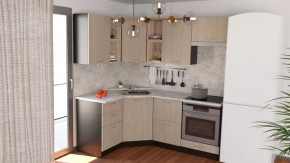 Кухонный гарнитур Надежда оптима 4 1400*2000 мм в Муравленко - muravlenko.mebel-tymen.ru | фото