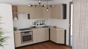 Кухонный гарнитур Надежда прайм 5 2300*1500 мм в Муравленко - muravlenko.mebel-tymen.ru | фото