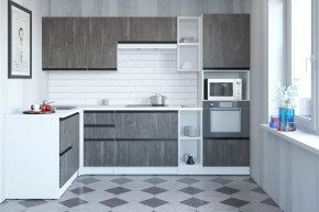 Кухонный гарнитур Ноктюрн мега прайм 1500х2700 мм в Муравленко - muravlenko.mebel-tymen.ru | фото