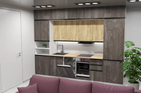 Кухонный гарнитур Сапфир 2 экстра 3000 мм в Муравленко - muravlenko.mebel-tymen.ru | фото