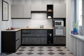 Кухонный гарнитур Симфония мега прайм 1500х2700 мм в Муравленко - muravlenko.mebel-tymen.ru | фото