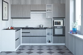 Кухонный гарнитур Сюита мега прайм 1500х2700 мм в Муравленко - muravlenko.mebel-tymen.ru | фото