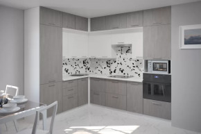 Кухонный гарнитур Терция гранд прайм 2100х2700 мм в Муравленко - muravlenko.mebel-tymen.ru | фото