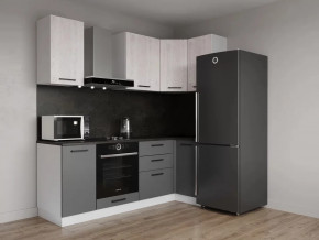 Кухонный гарнитур угловой Санторини-2200х1000 МДФ столешница 26 мм в Муравленко - muravlenko.mebel-tymen.ru | фото