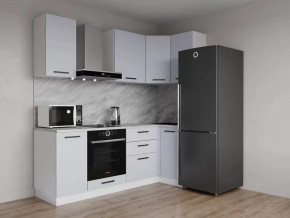 Кухонный гарнитур угловой Смоки-2200х1000 МДФ столешница 26 мм в Муравленко - muravlenko.mebel-tymen.ru | фото