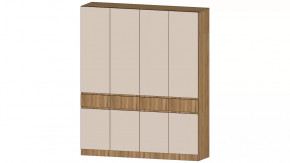 Ленора Шкаф 4х ств. Дуб вотан/Кашемир в Муравленко - muravlenko.mebel-tymen.ru | фото