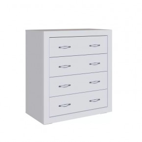 ЛЕНЬЯНА Комод (ш800*г435*884мм), Белый в Муравленко - muravlenko.mebel-tymen.ru | фото