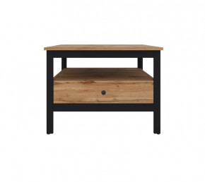LOFT стол журнальный LAW (Дуб вотан/Черный) в Муравленко - muravlenko.mebel-tymen.ru | фото