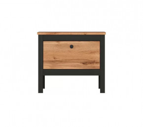 LOFT тумба KOM1K/55 (Дуб вотан/Черный) в Муравленко - muravlenko.mebel-tymen.ru | фото