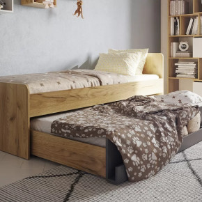 Лойс 80 Кровать со спинкой в Муравленко - muravlenko.mebel-tymen.ru | фото