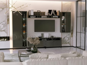 Модульная гостиная Оливия Графит Софт в Муравленко - muravlenko.mebel-tymen.ru | фото