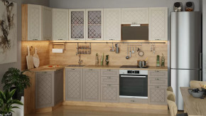 Модульная кухня «Бьянка» Дуб крафт золотой/Дуб ваниль/Дуб кофе в Муравленко - muravlenko.mebel-tymen.ru | фото