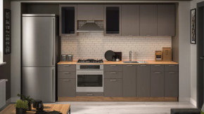 Модульная кухня «Габриэлла» Дуб крафт золотой/Муссон в Муравленко - muravlenko.mebel-tymen.ru | фото