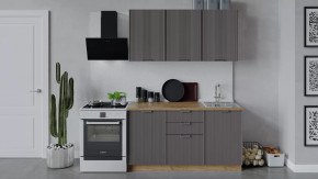 Модульная кухня «Кимберли» Дуб Крафт золотой, Муссон в Муравленко - muravlenko.mebel-tymen.ru | фото