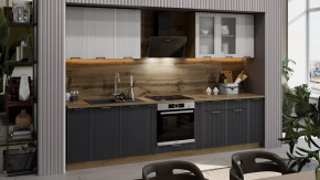 Модульная кухня «Кимберли» Дуб Крафт золотой, Сноу, Муссон в Муравленко - muravlenko.mebel-tymen.ru | фото