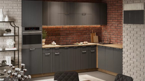 Модульная кухня «Кимберли» Дуб Крафт золотой, Титан в Муравленко - muravlenko.mebel-tymen.ru | фото