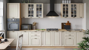 Модульная кухня «Лина» Дуб крафт золотой/Крем в Муравленко - muravlenko.mebel-tymen.ru | фото